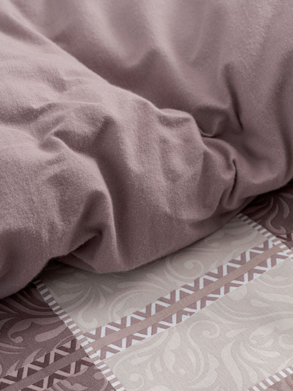 КПБ ЭКОДОМ Персик 9483-1/Евро - Шуйские ситцы фото 5