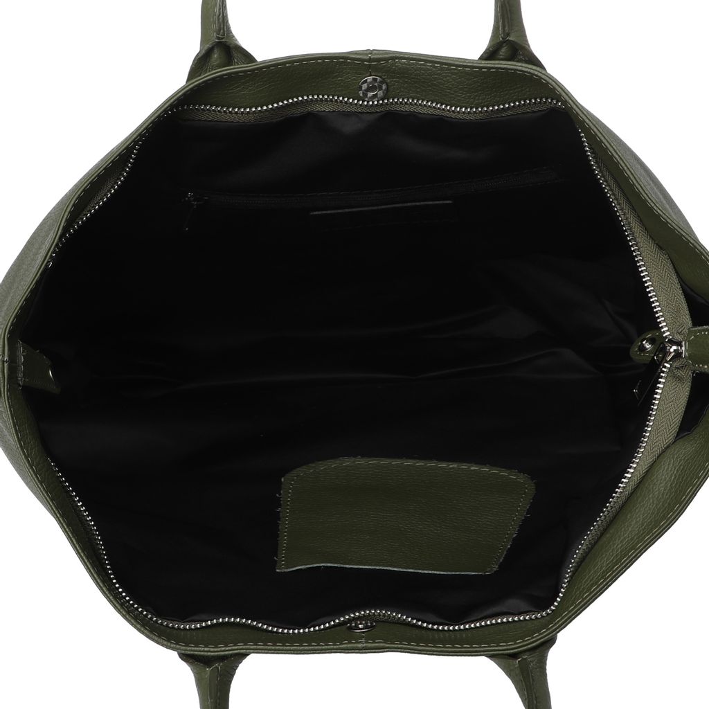 Женская сумка с ручками DIVAS BAG Артикул 2585804, бежево-зеленый  фото 5