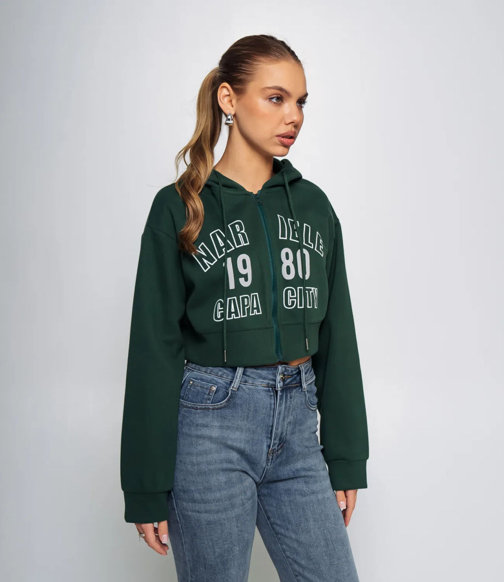 Толстовка #КТ935 (2), зелёный - Dommod фото 2