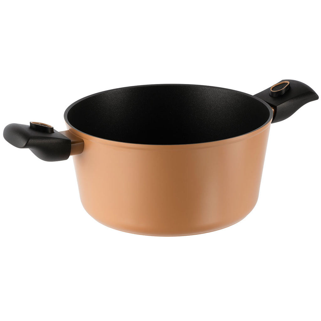 52001 WERNER Кастрюля TIVOLI 24,0x12,0 см/4,5 л с индукционным дном, с двухслойным антипригарным покрытием Whitford Xylan, со съемной бакелитовой ручкой. Материал: кованый алюминий. Толщина стенок: 2,  фото 3