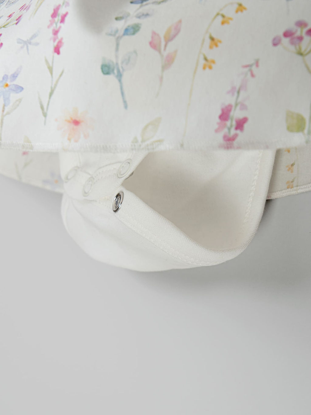 Платье-боди с крылышками Акварельные цветы 0+ - Bungly фото 5