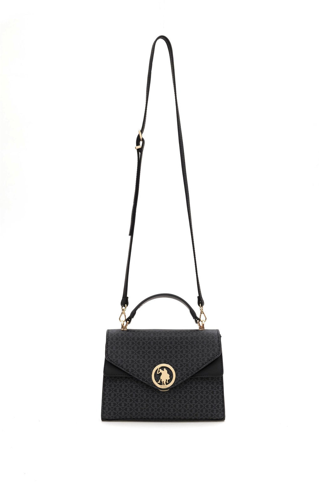 U. S. Polo Assn / Женская черная сумка через плечо - U.s. polo assn фото 6