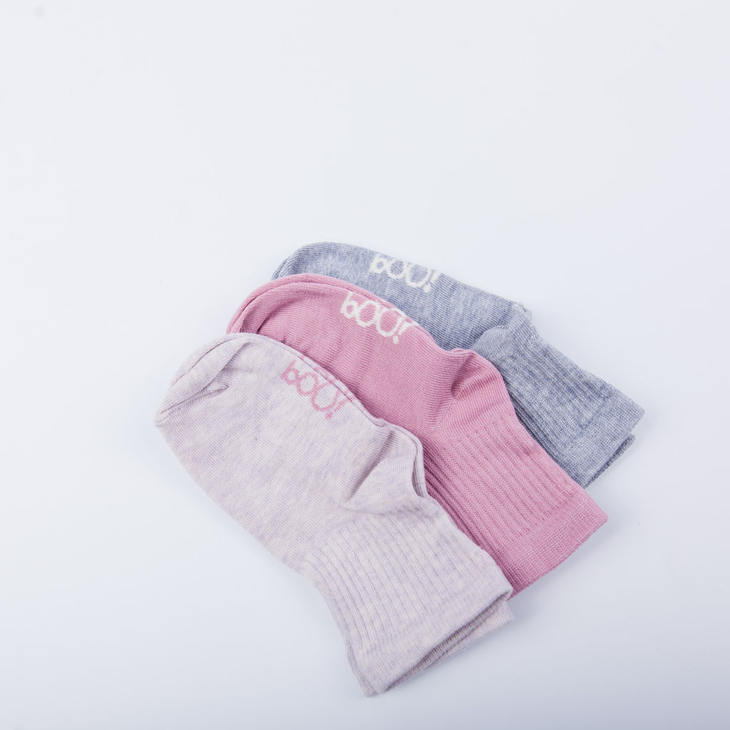 Комплект носков Пудра/Нюд/Пепел - Bungly фото 8