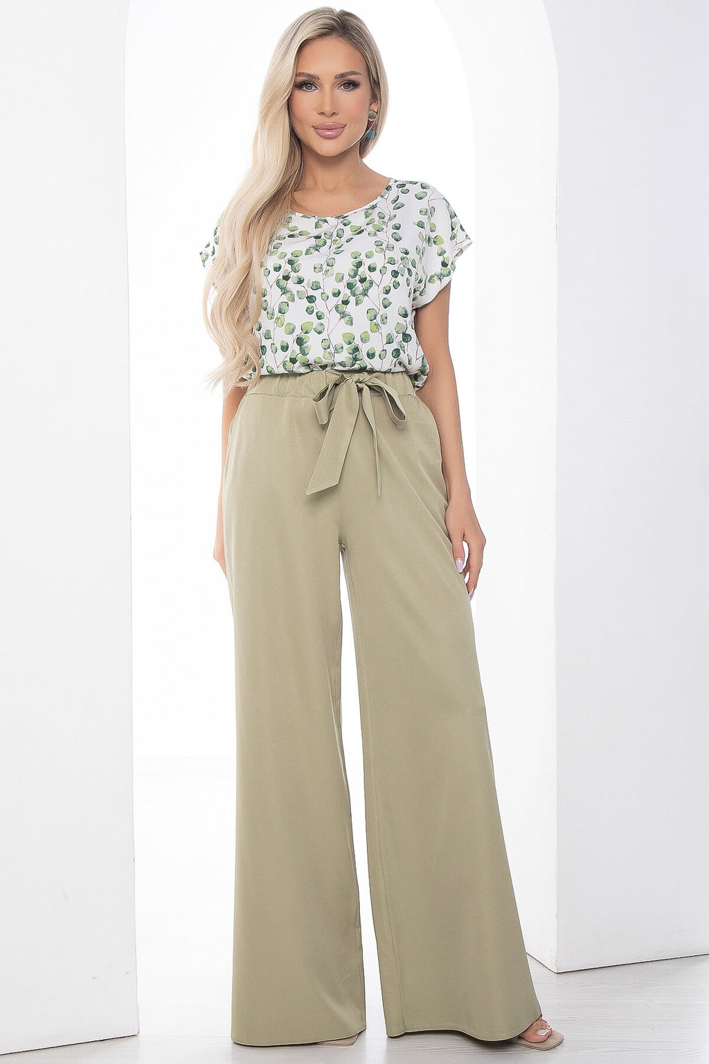 Костюм Марица (зеленые цветы) К9047 - Lt collection фото 9