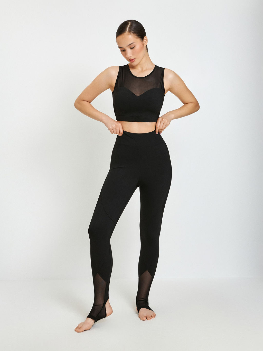 31200140026 Топ спортивный жен. Ayol черный - Infinity Lingerie фото 2