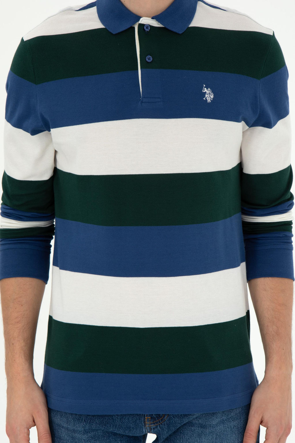 Мужской темно-зеленый свитшот Неожиданная скидка в корзине - U.s. polo assn фото 6