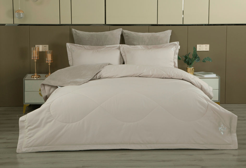 Lindor Fluffy (серый беж) Egyptian Cotton комплект