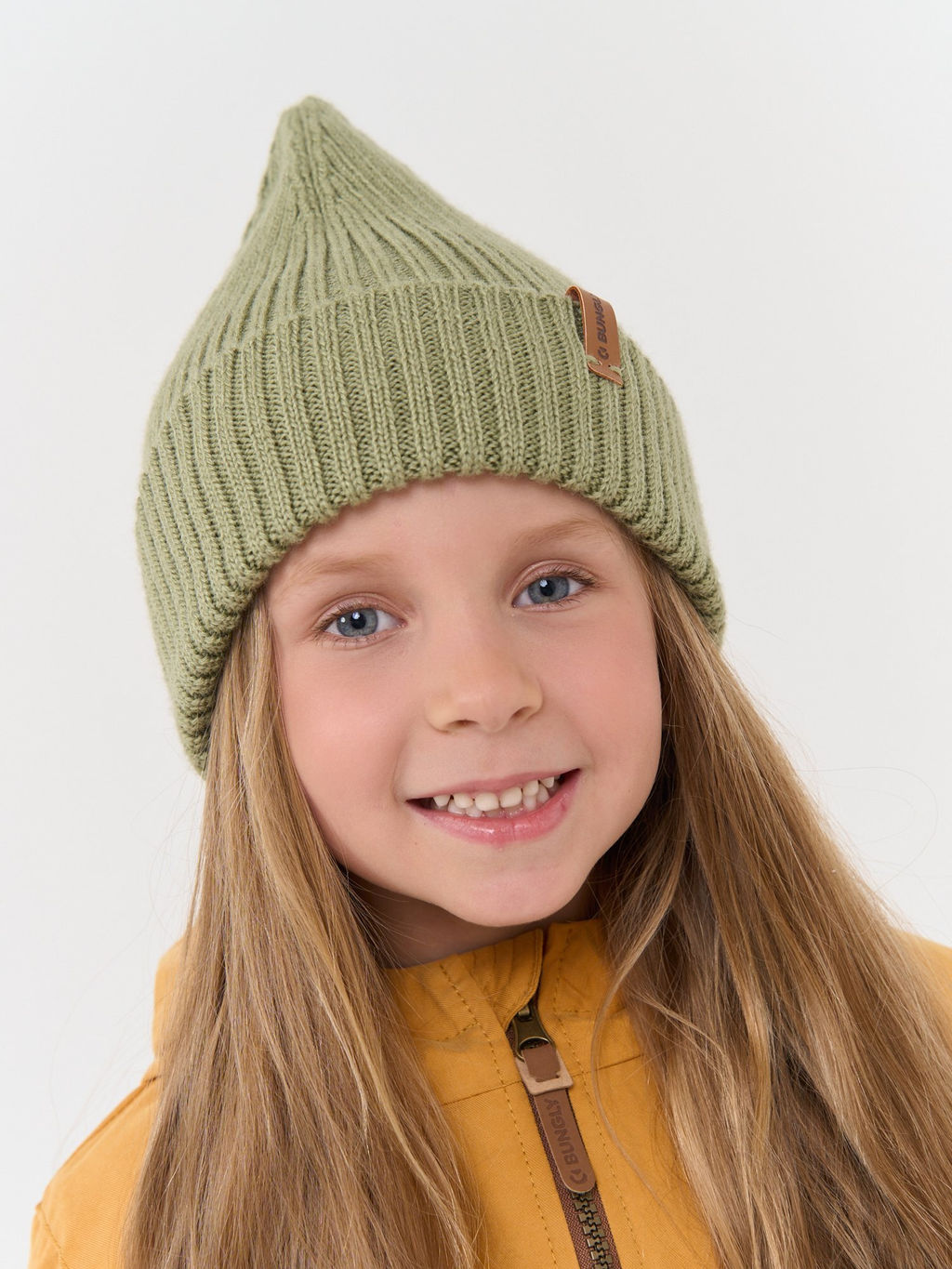 Шапка свечка из смесовой шерсти однослойная Шалфей - Bungly фото 5