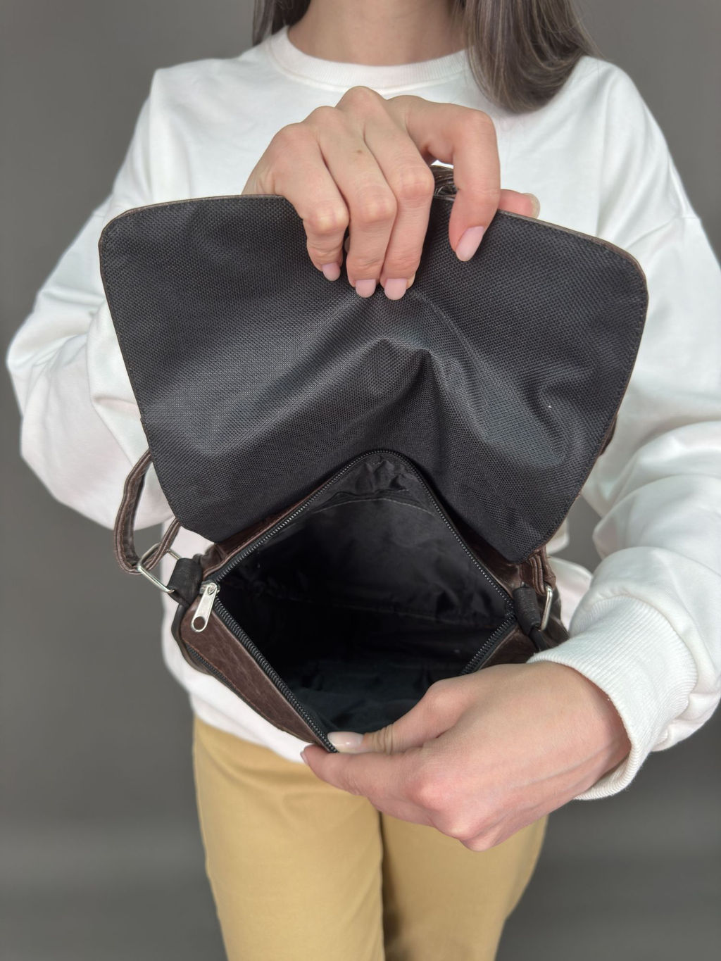 Сумка женская из телячьей кожи