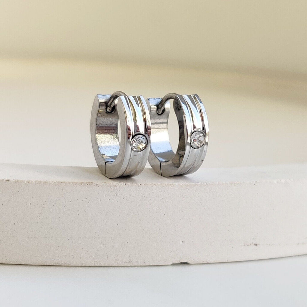 Серьги из стали