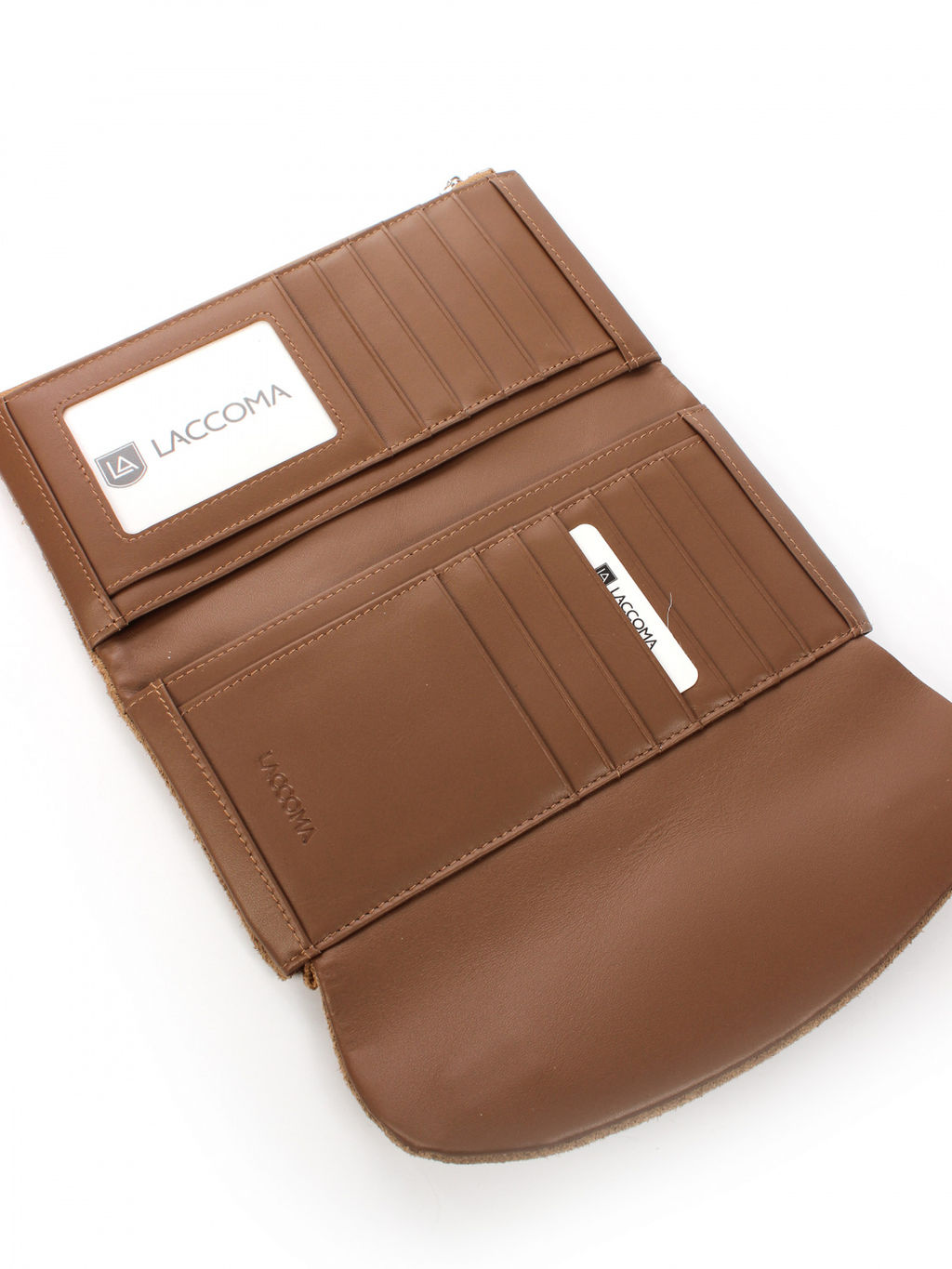 LACCOMA кошелек LA-1088-З-коричневый натуральная замша