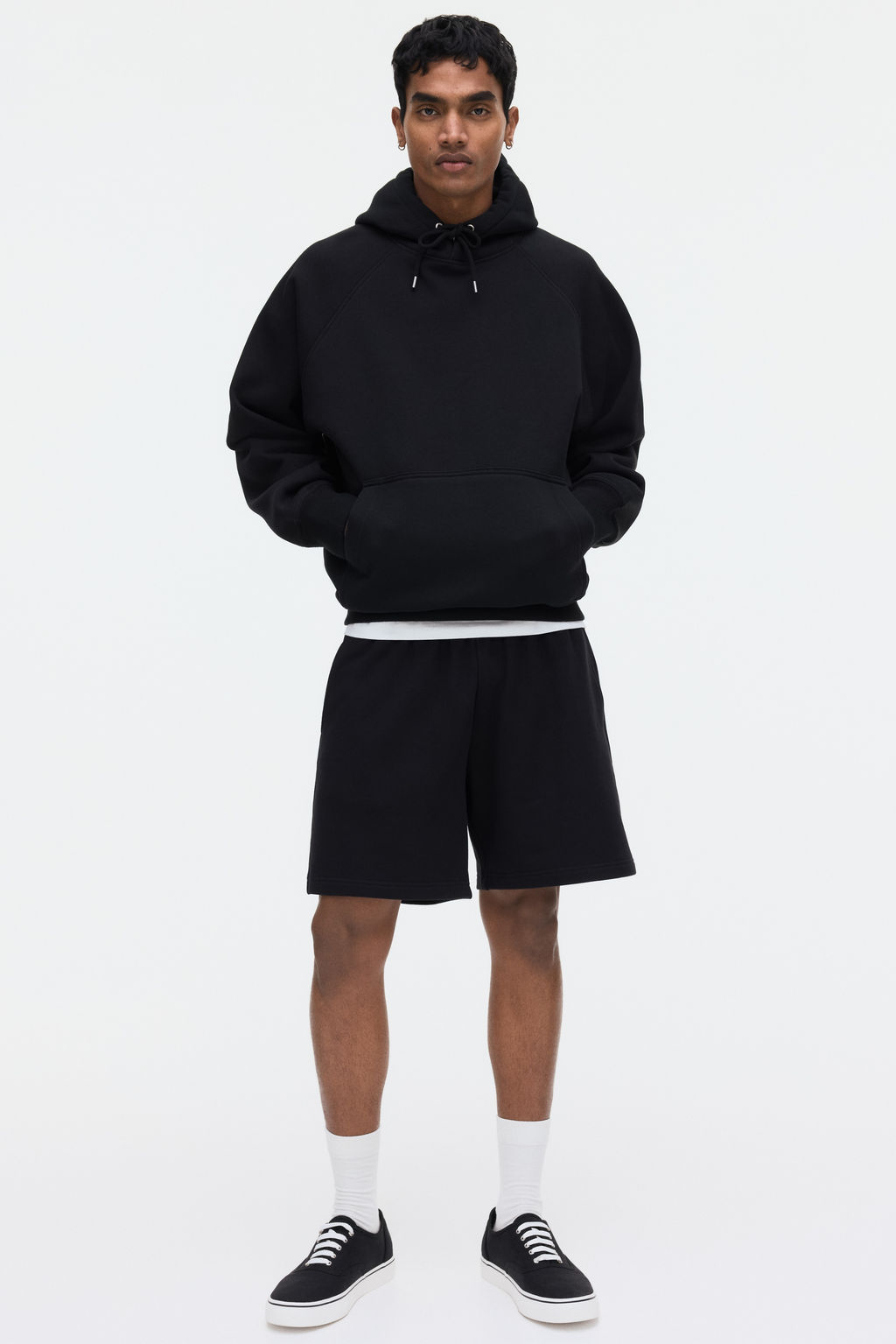 Pantal?n corto en sudadera Regular Fit - H&m фото 6