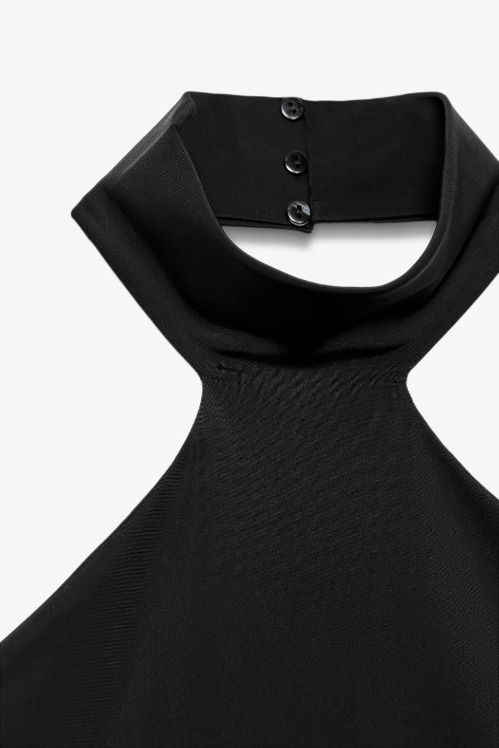 POLYAMIDE HALTER TOP - Zara фото 9