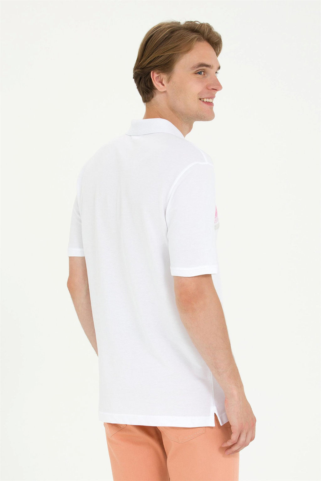 U. S. Polo Assn Мужская футболка с воротником-поло Brick - U.s. polo assn фото 12