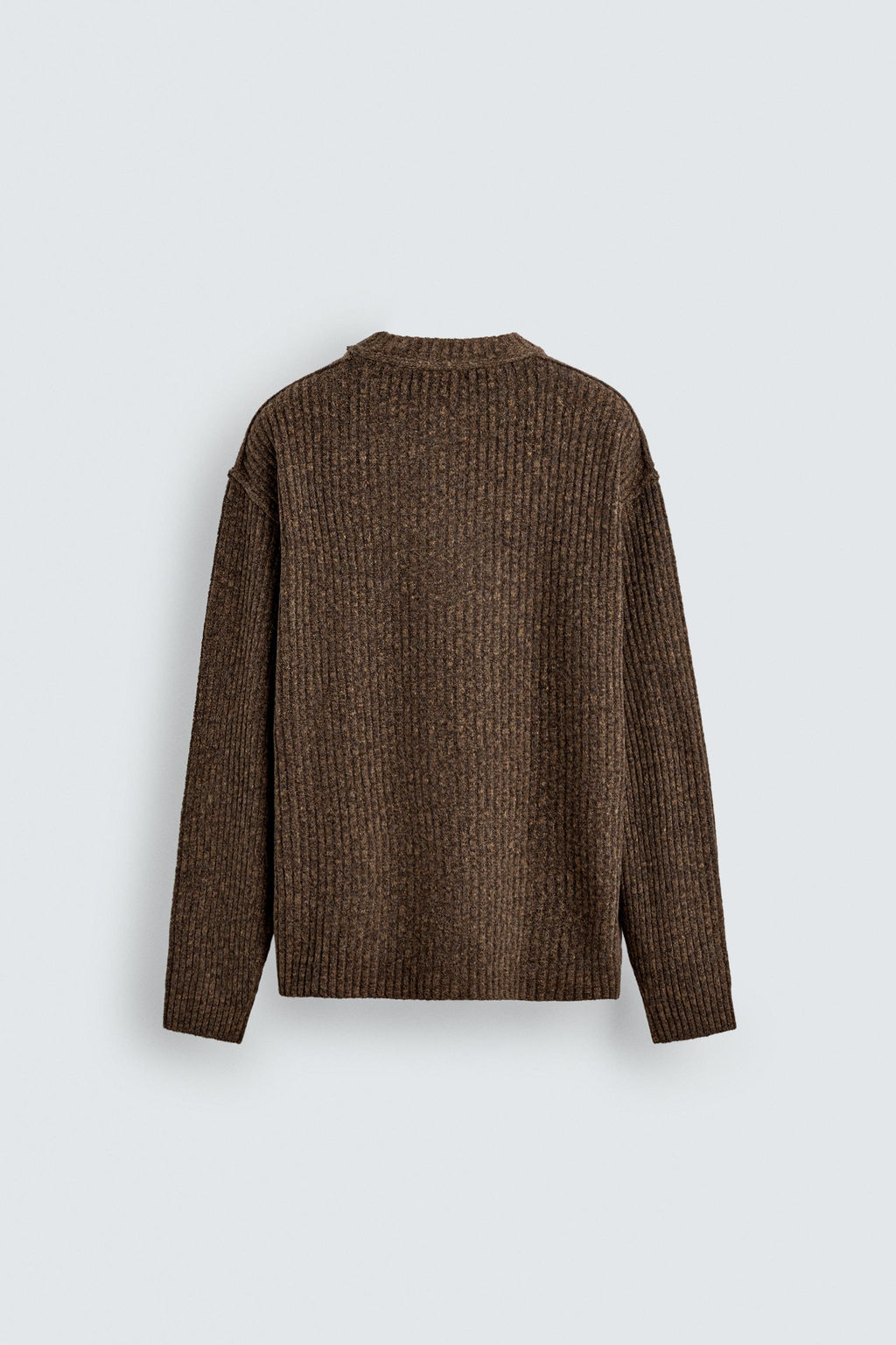 RIBBED SLOGAN SWEATER - Zara фото 8