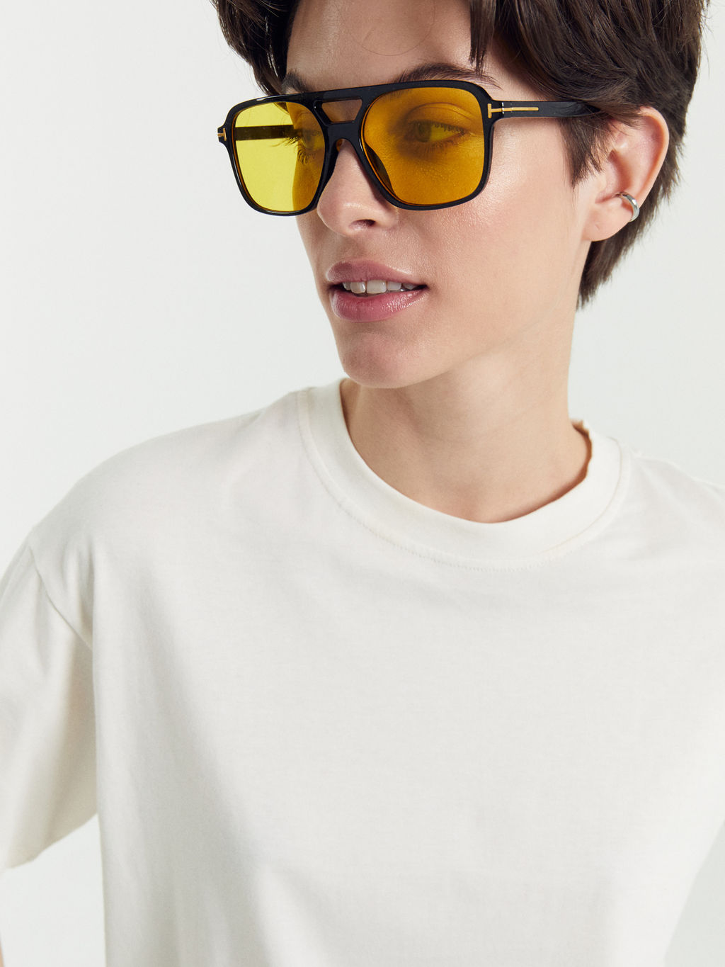 Футболка женская в молочно-белом цвете молочный 112678 - Mark formelle фото 9