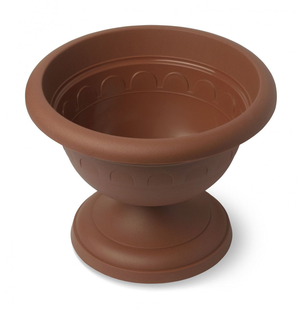Вазон низкий Колывань 3.4л д26см терракотовый С145Т