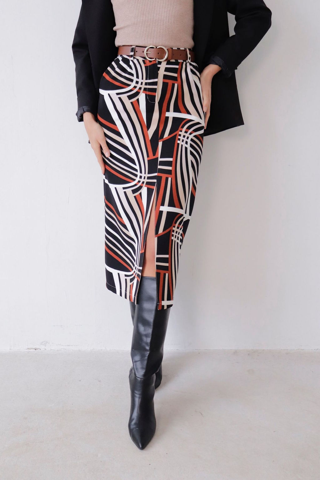 11590 Юбка миди-макси с принтом - Martichelli фото 2