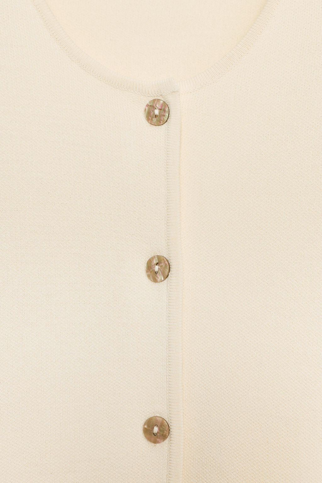 CHAQUETA PUNTO CINTUR?N / Crudo - Zara фото 8
