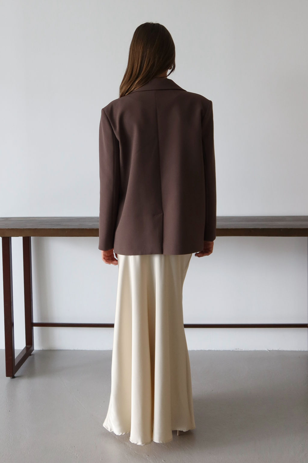 Kahverengi Normal/Regular Kal?p Dokuma Blazer Ceket TWOAW26BC00040