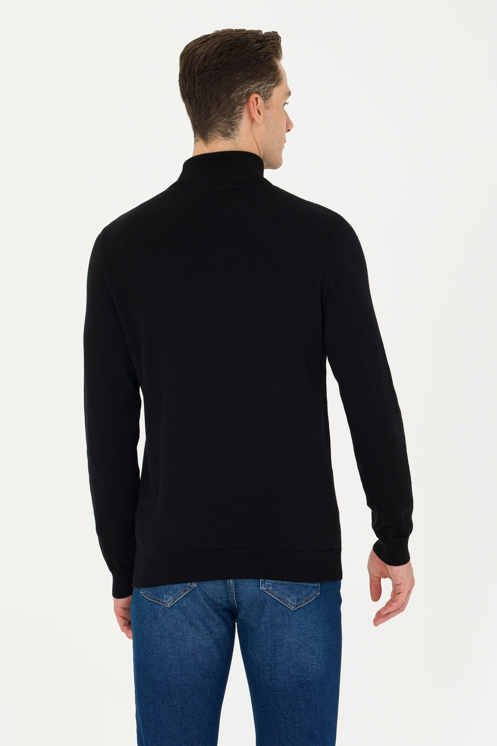 U. S. Polo Assn Мужской черный базовый свитер - U.s. polo assn фото 17