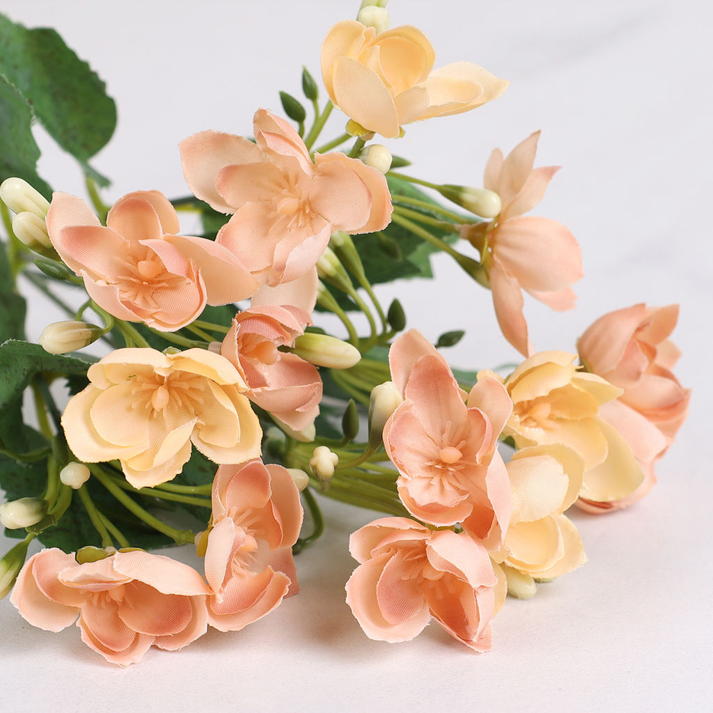 Цветок искусственный Букет яблоневый цвет 30см арт. ZJ3175 (735541) - Полимербыт фото 5