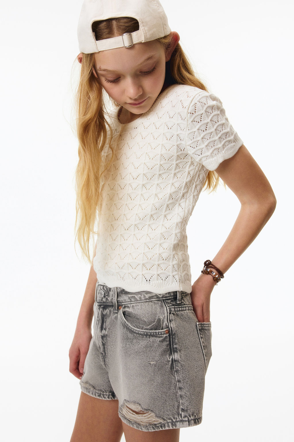 Vaquero corto Relaxed Fit