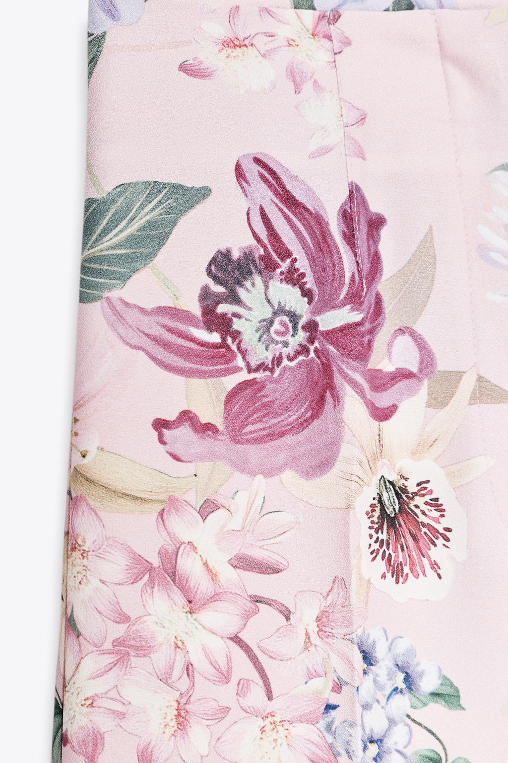 FLORAL PRINT TROUSERS - Zara фото 14