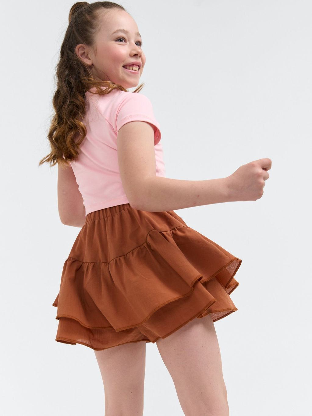 Юбка-шорты Корица 7+ - Bungly фото 5