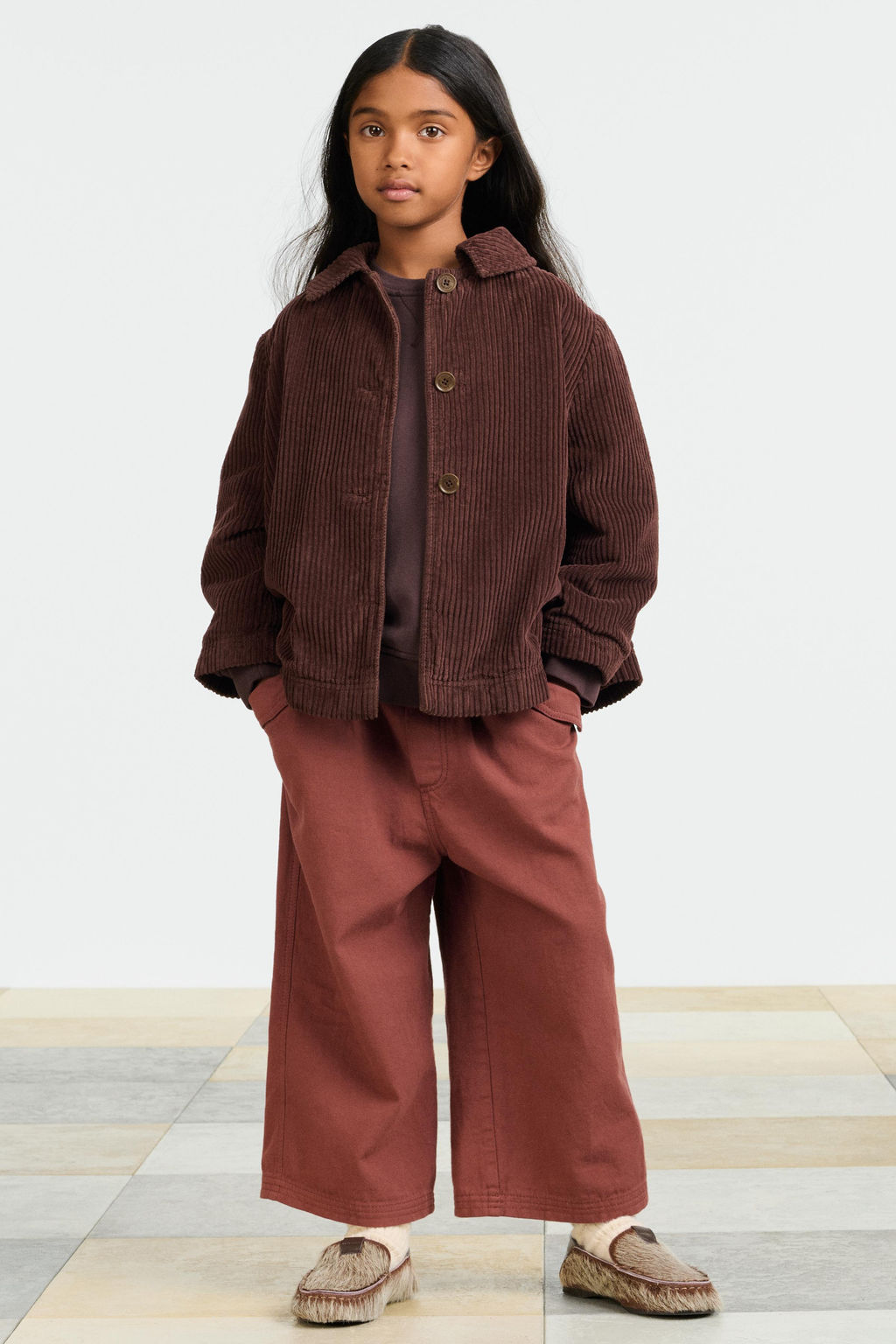 CORDUROY TRENCH COAT