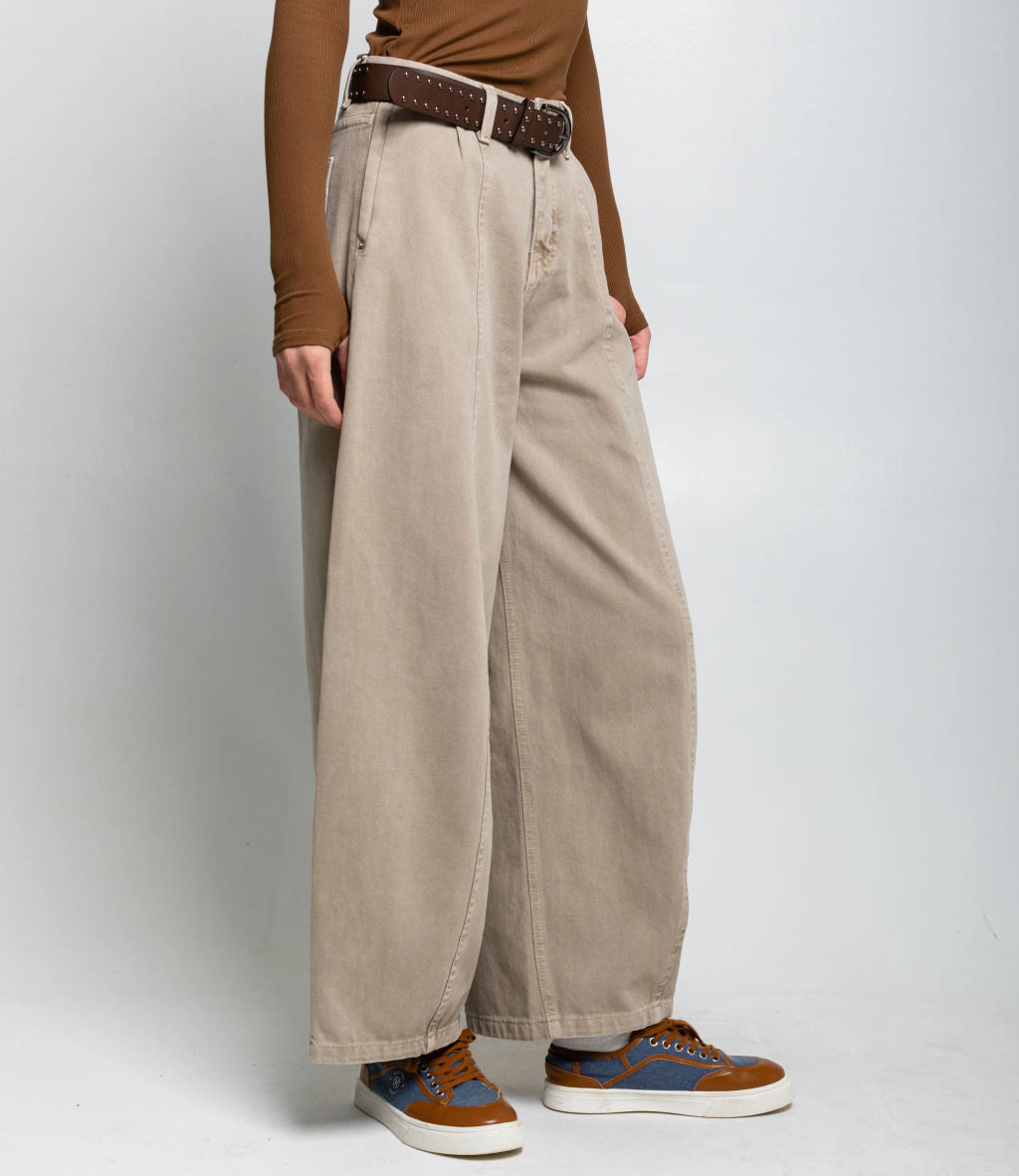 Джинсы #КТ26200, бежево-серый - Dommod фото 3