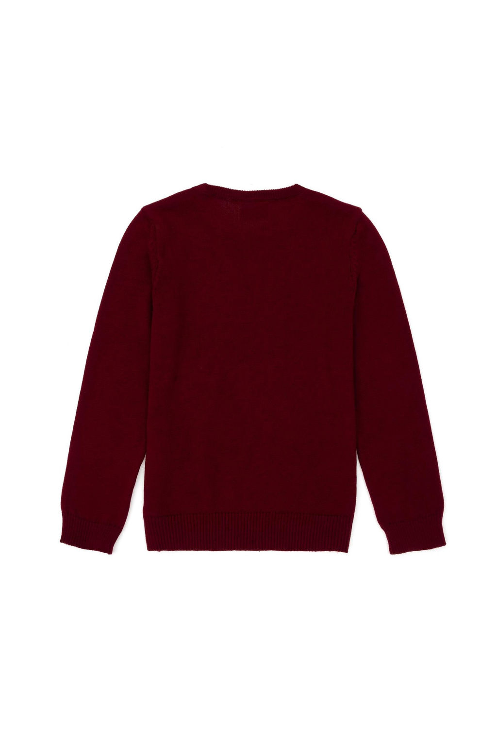 U. S. Polo Assn Базовый бордово-красный свитер с круглым вырезом для мальчиков - U.s. polo assn фото 8