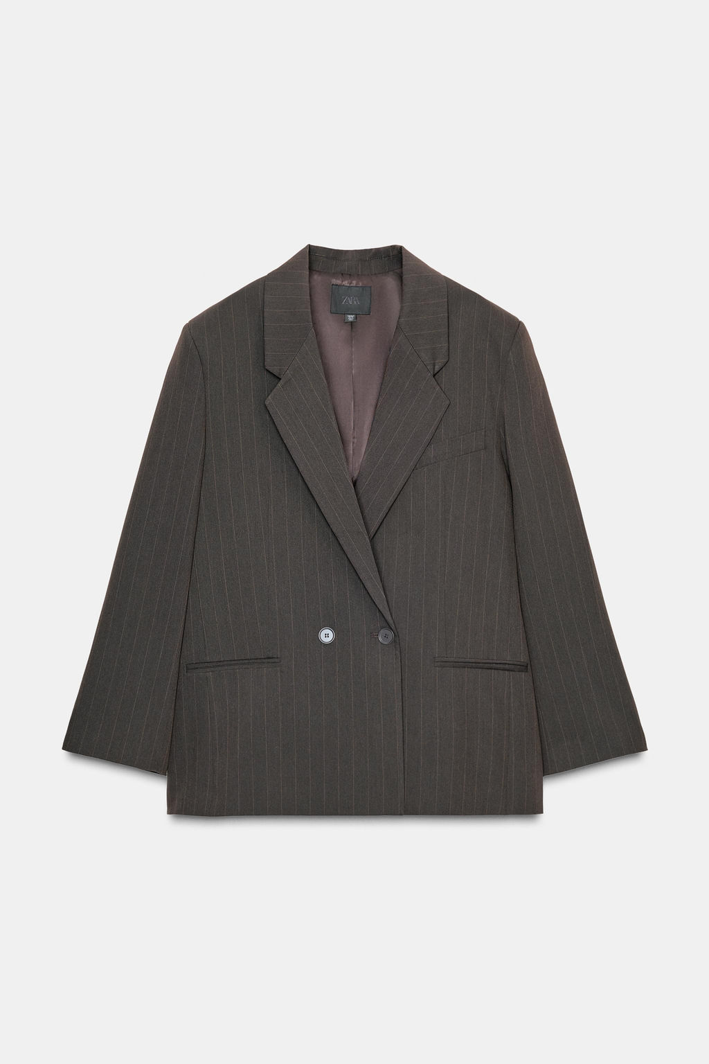 OVERSIZE PINSTRIPE BLAZER - Zara фото 9