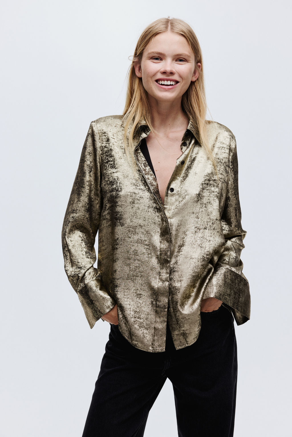 Camisa de sat?n - H&m фото 4