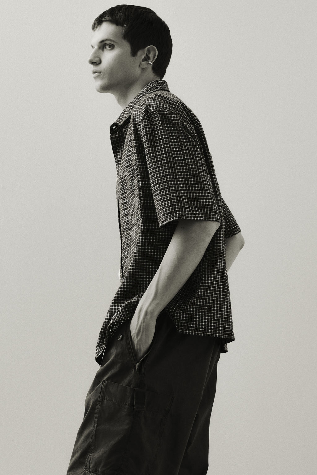 Camisa en mezcla de lino Oversized Fit - H&m фото 5