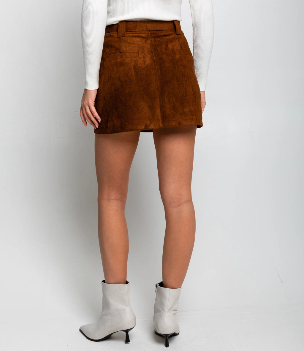 Юбка #КТ2862 (1), шоколадный - Dommod фото 4