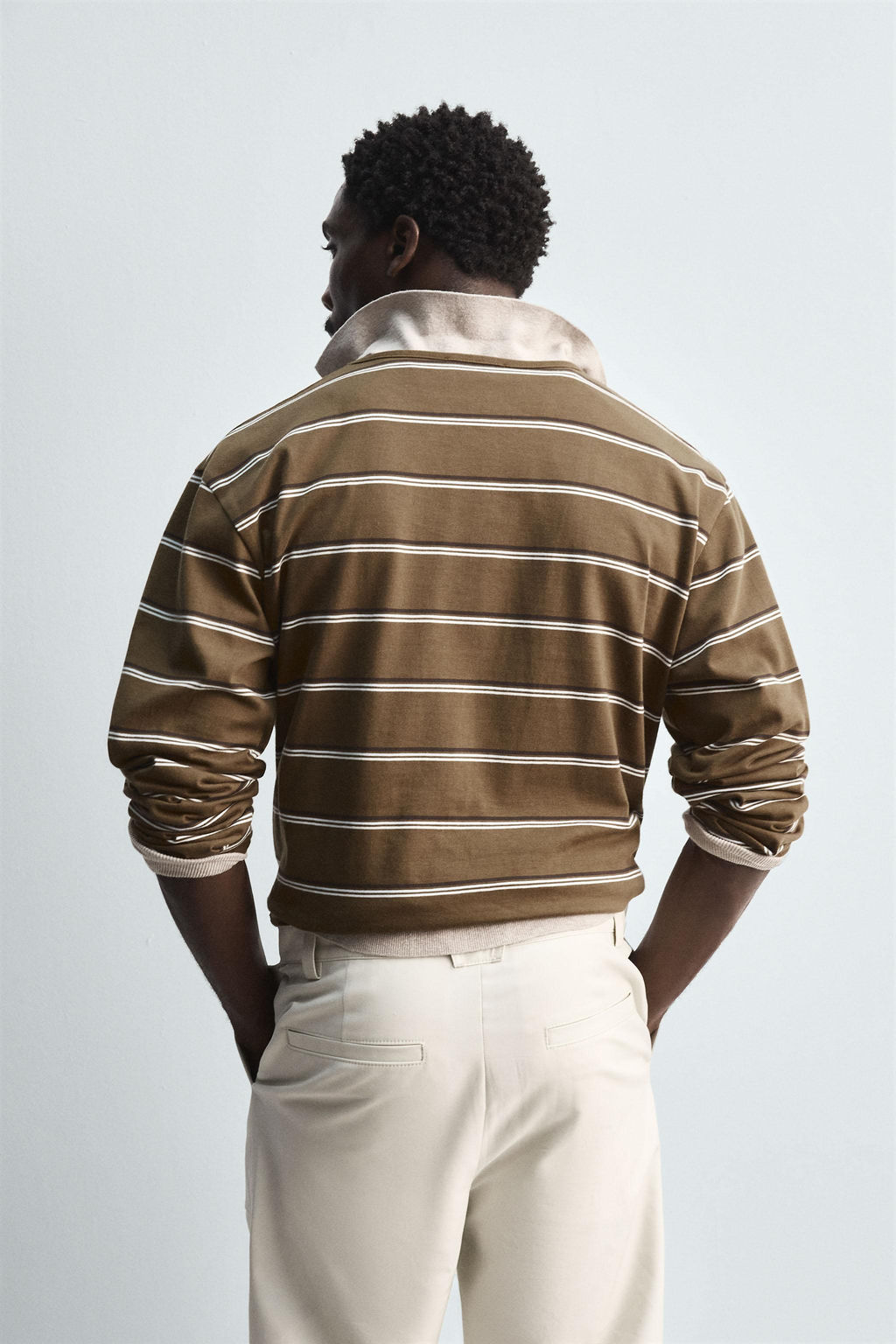 STRIPED JACQUARD T-SHIRT - Zara фото 3