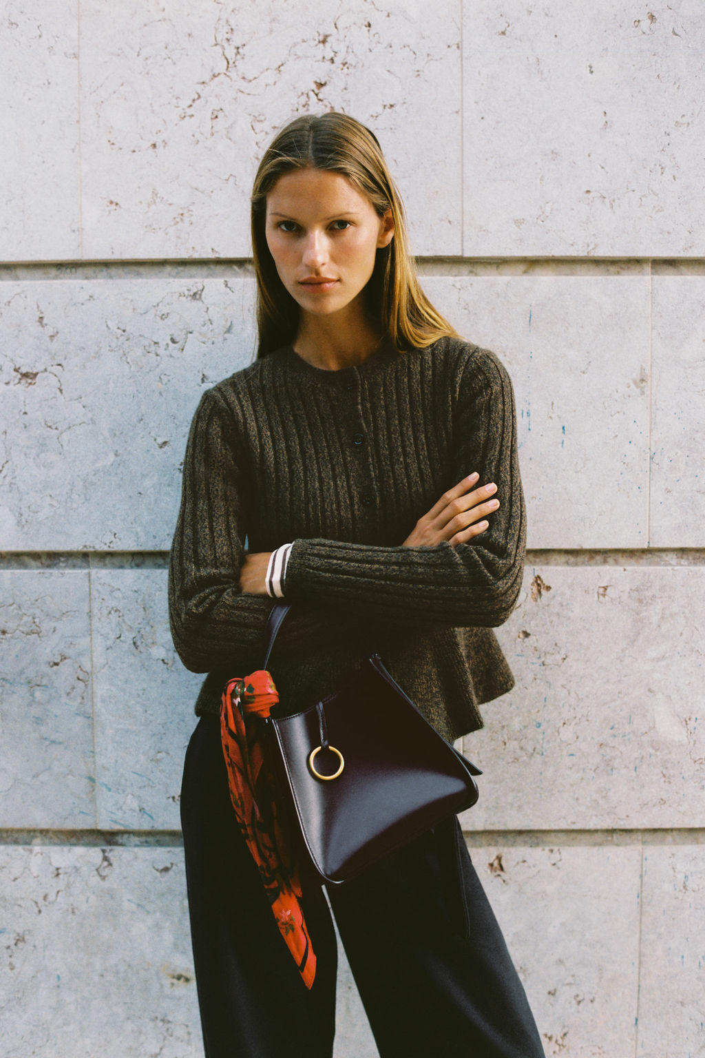 MINI BUCKET BAG WITH METAL RING - Zara фото 3