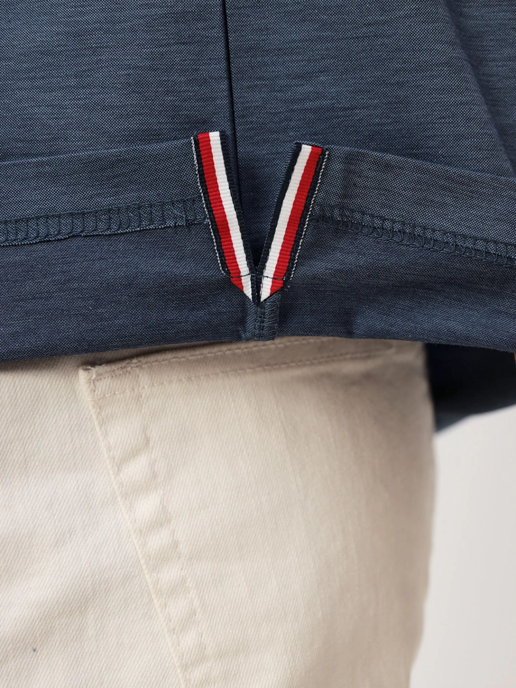 Джемпер мужской с воротником поло короткий рукав GREG G144-PM12-LT1638 (синий)  фото 15