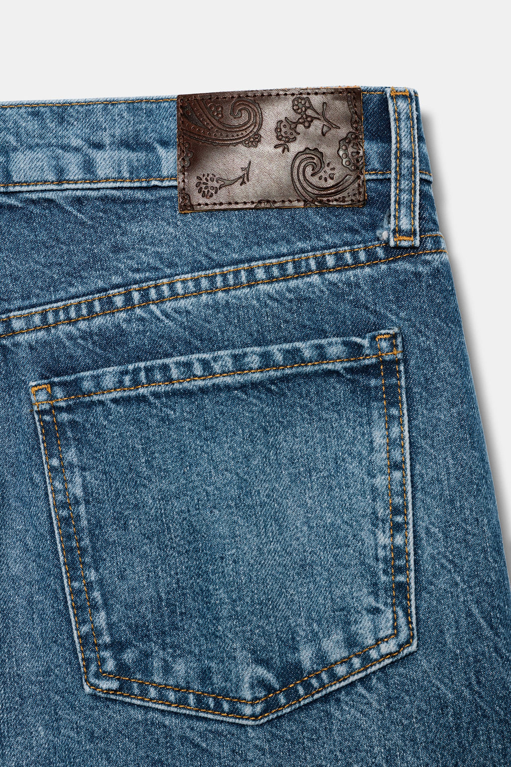 JEANS ZW COLLECTION WIDE LEG TIRO BAJO / Azul - Zara фото 3