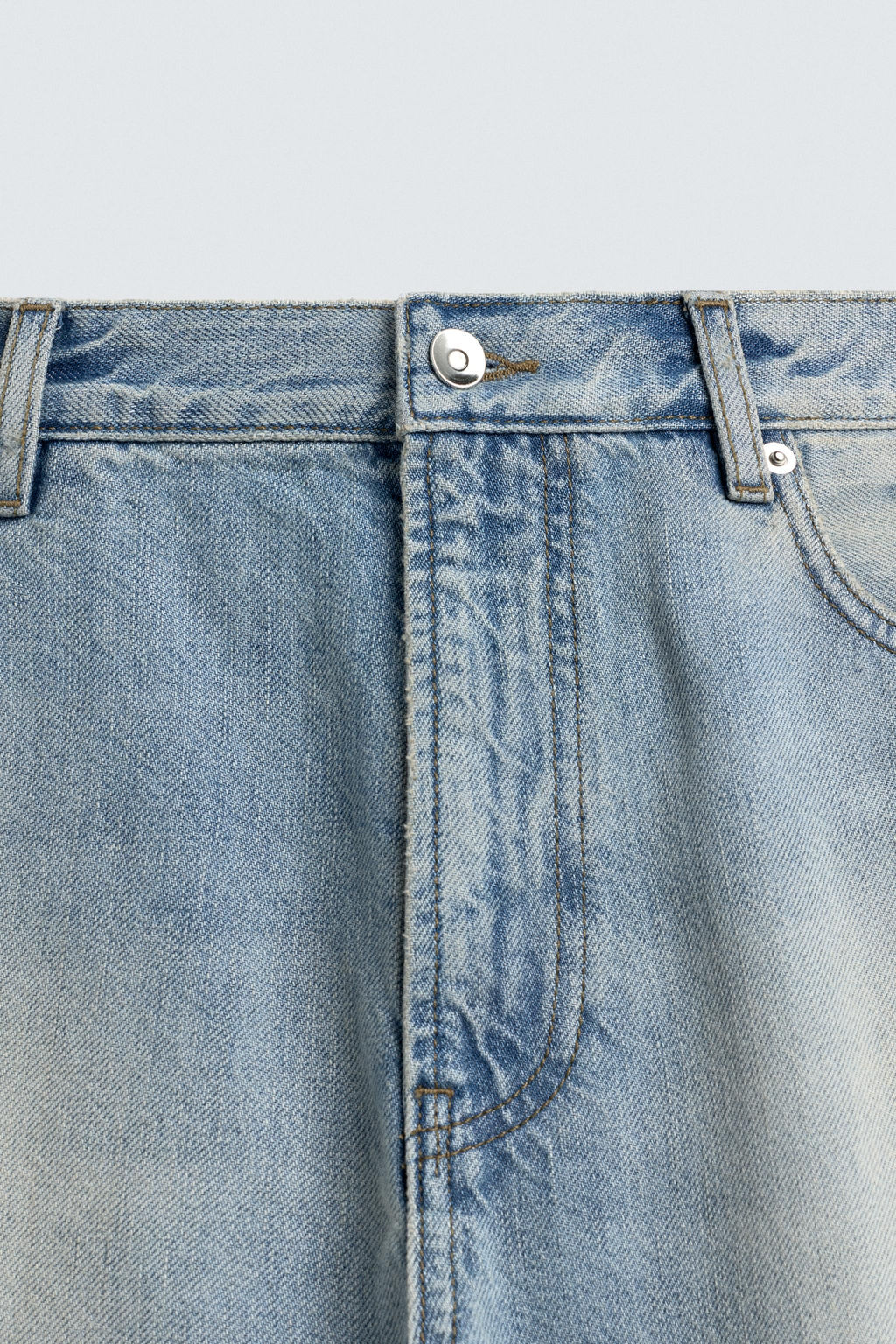 JEANS STRAIGHT FIT / Azul claro - Zara фото 9