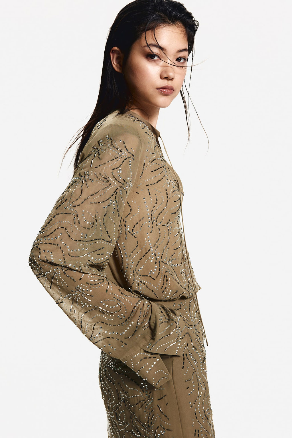 Blusa con strass - H&m фото 3