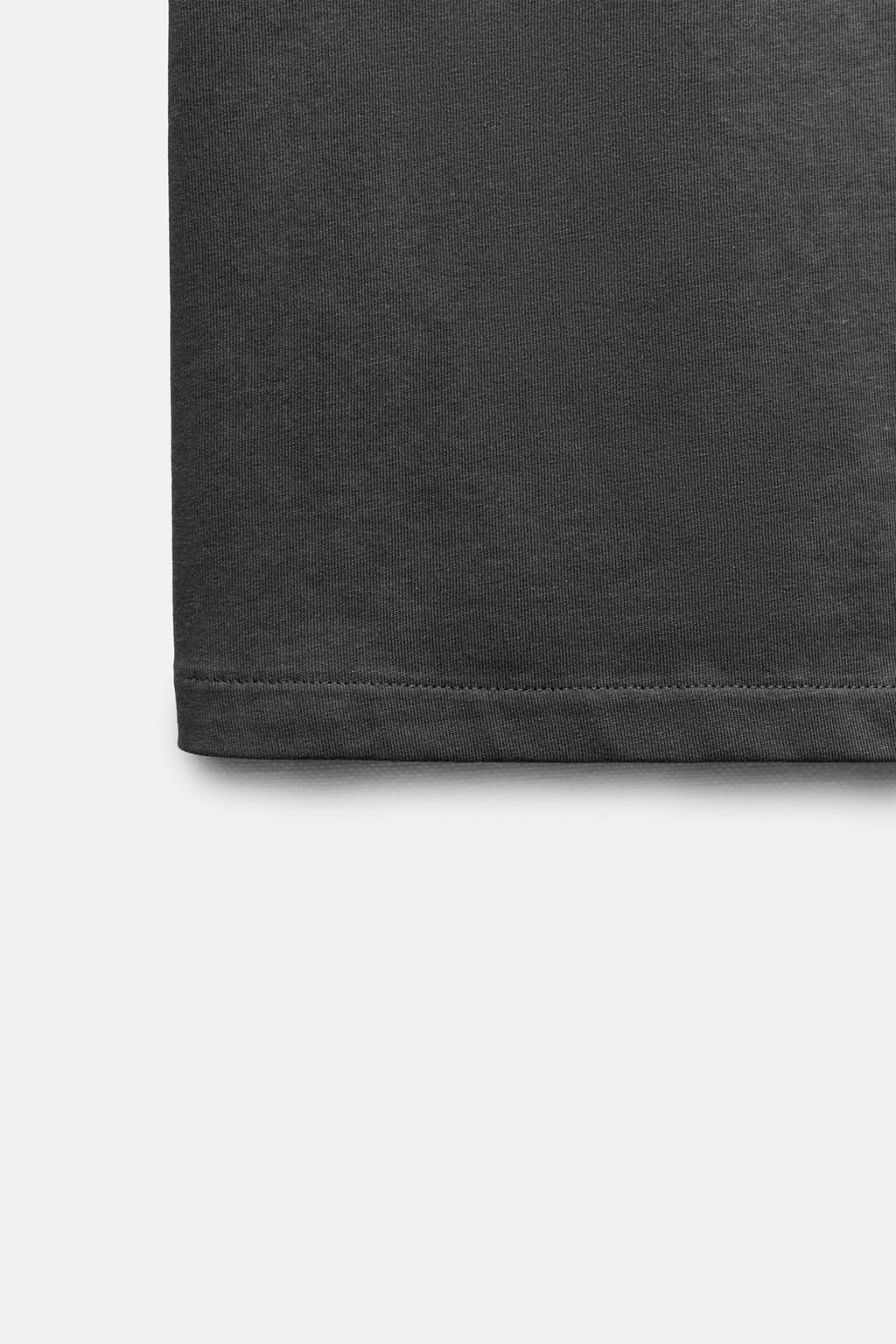 HEAVY COTTON T-SHIRT - Zara фото 30