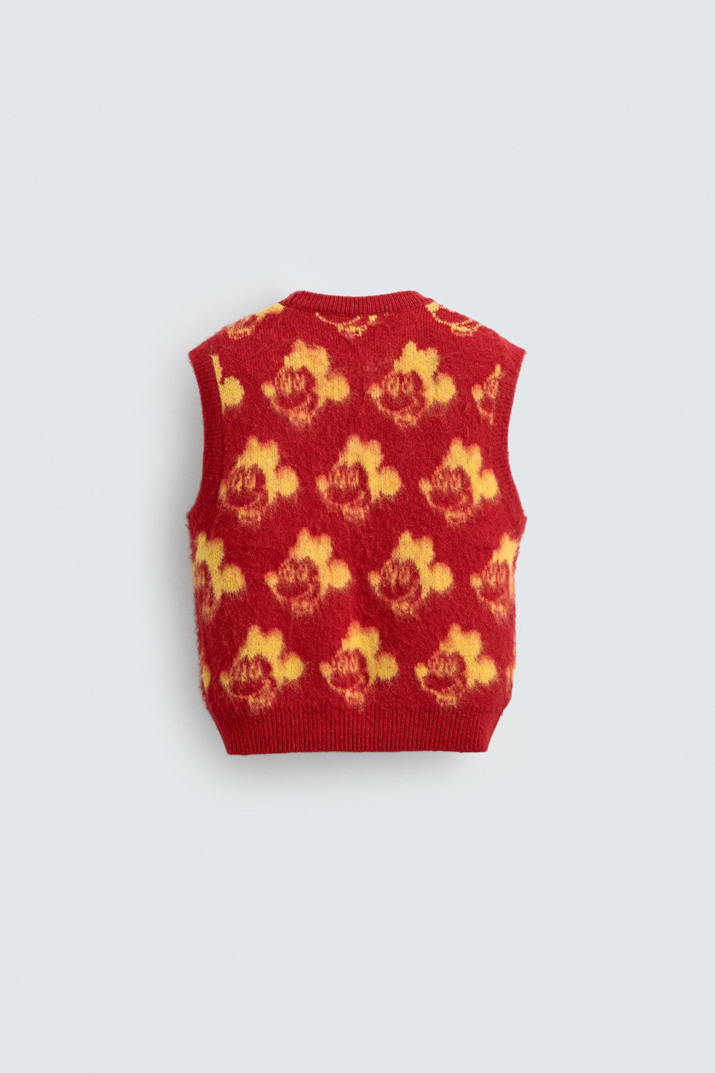 MICKEY BRUSHED KNIT VEST HARRY LAMBERT FOR ZARA X DISNEY  фото 3