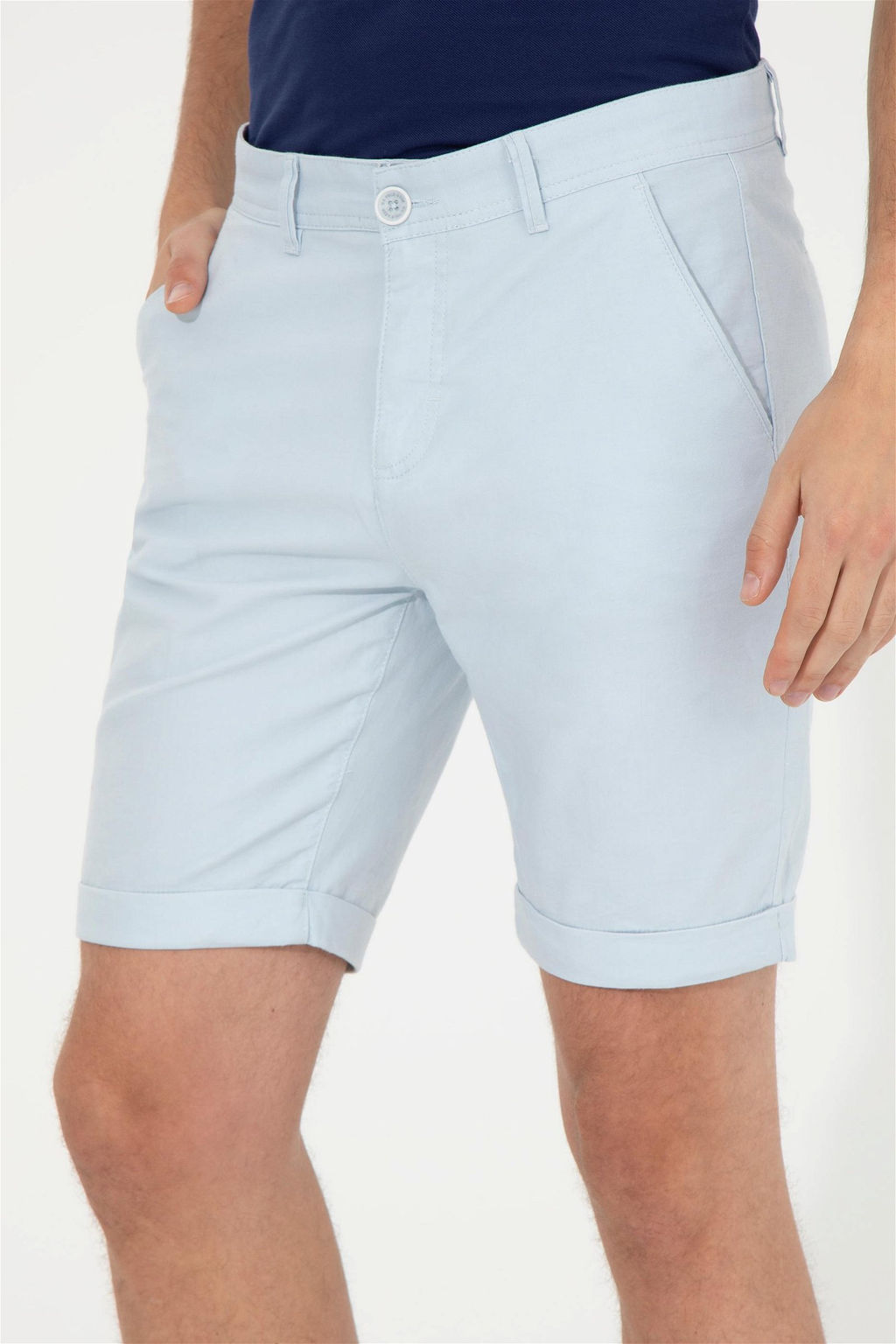 U. S. Polo Assn Мужские голубые тканые шорты - U.s. polo assn фото 12