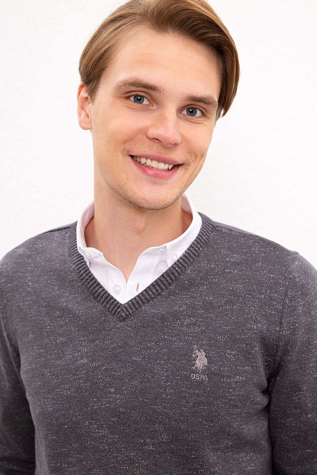 Erkek Antrasit Melanj Kazak