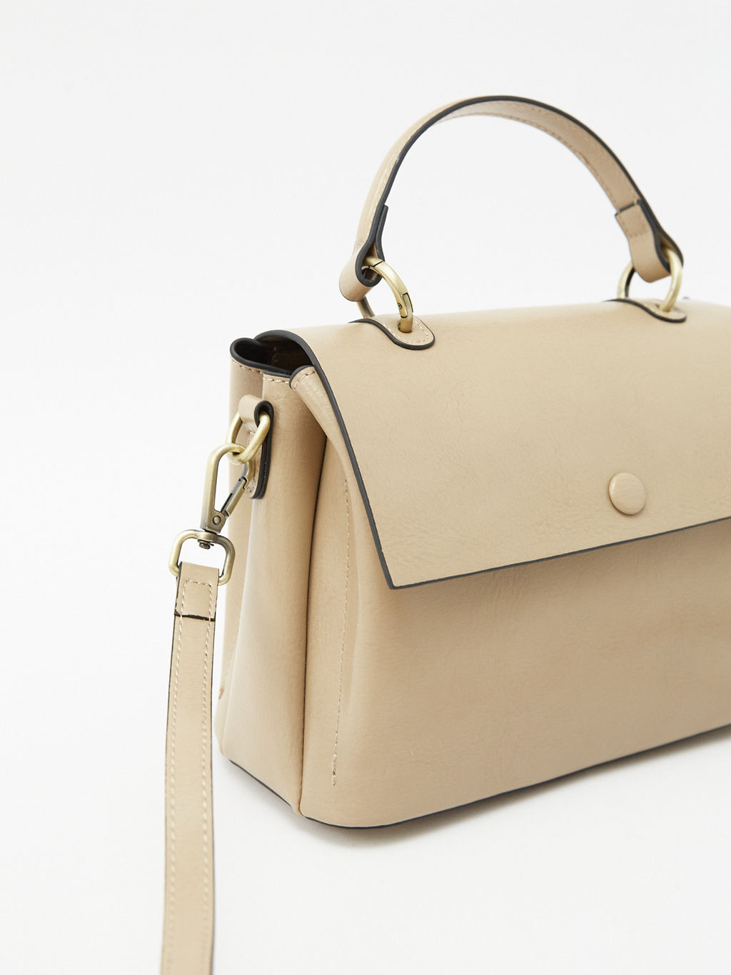 Сумка сэтчел из натуральной кожи