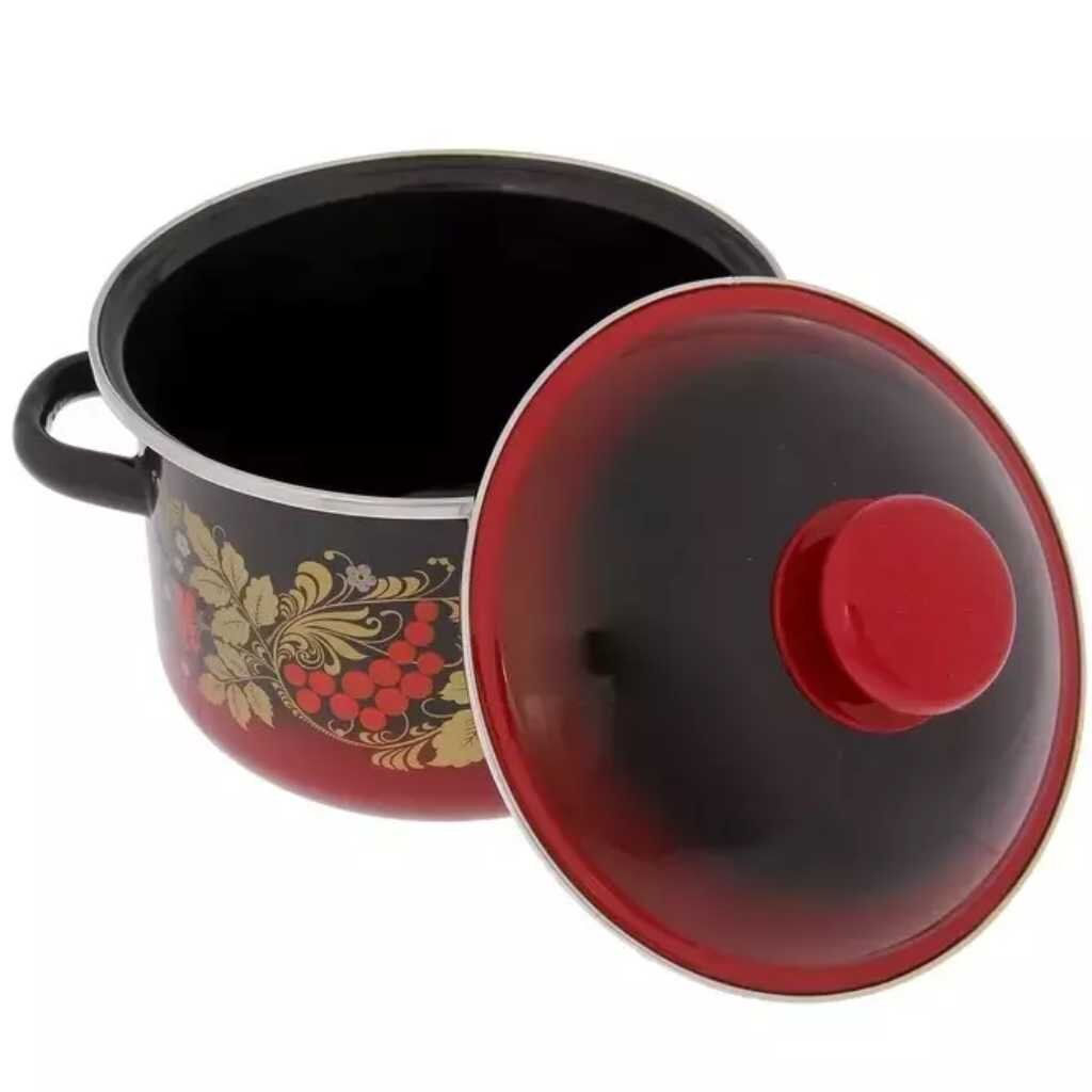 ЭМ_Кастрюля 2,0 л цил. РЯБИНА ЧЕРНАЯ н/о, арт. 7MD161М