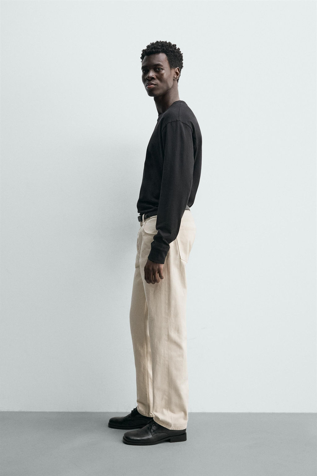 JEANS STRAIGHT FIT / Blanco roto - Zara фото 4