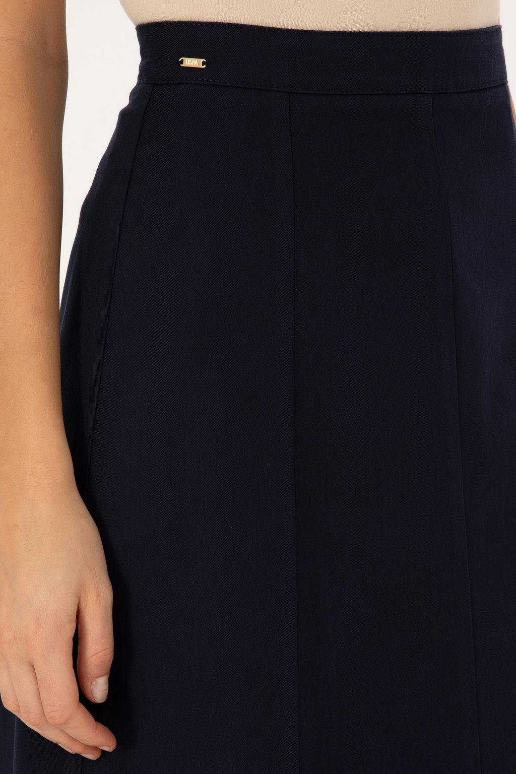 Kad_n Lacivert Dokuma Etek - U.s. polo assn фото 5